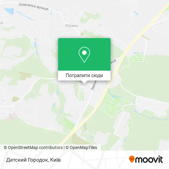 Карта Детский Городок