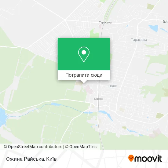 Карта Ожина Райська