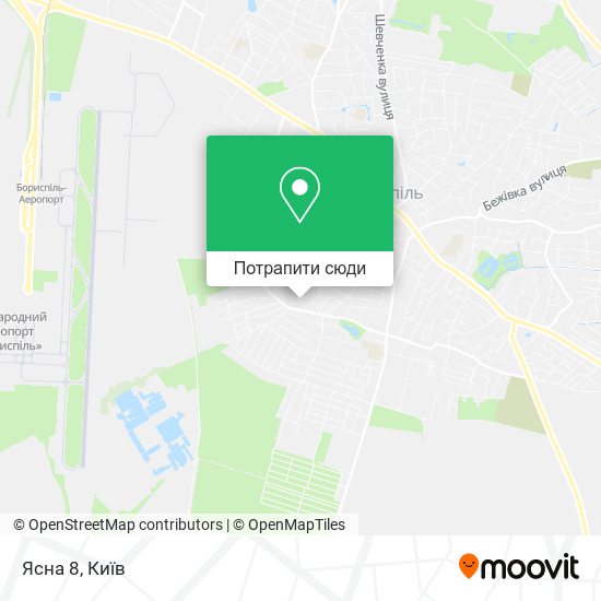Карта Ясна 8