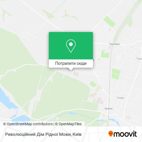 Карта Революційний Дім Рідної Мови