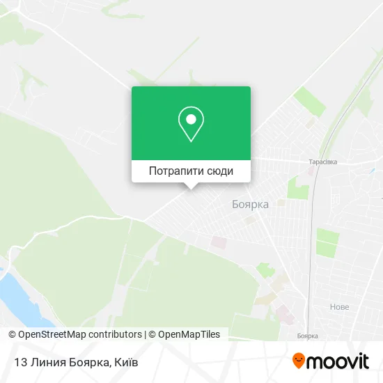 Карта 13 Линия Боярка