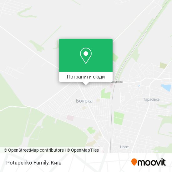 Карта Potapenko Family