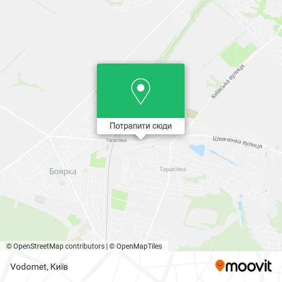 Карта Vodomet