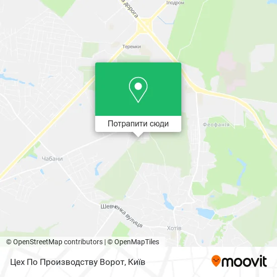 Карта Цех По Производству Ворот