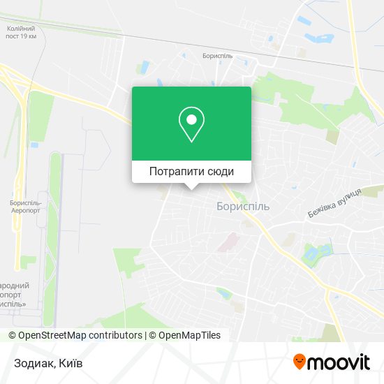 Карта Зодиак
