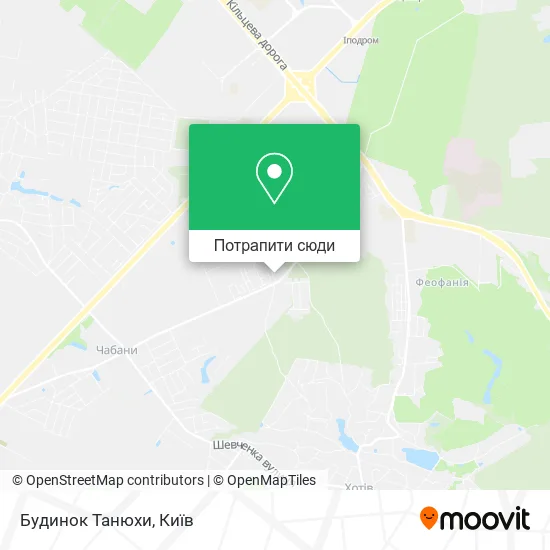 Карта Будинок Танюхи