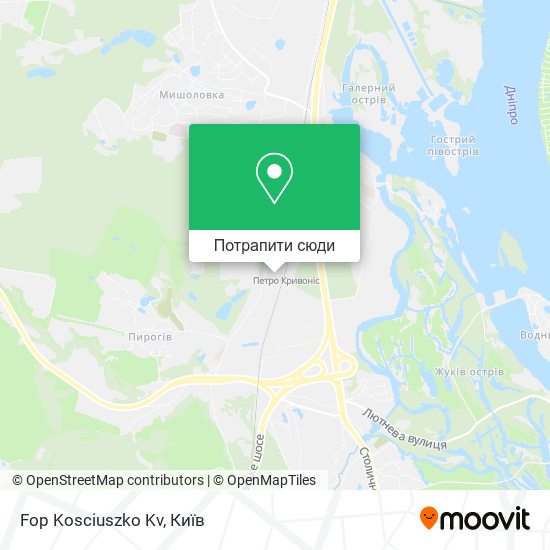 Карта Fop Kosciuszko Kv