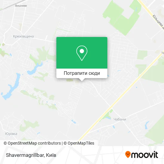 Карта Shavermagrillbar