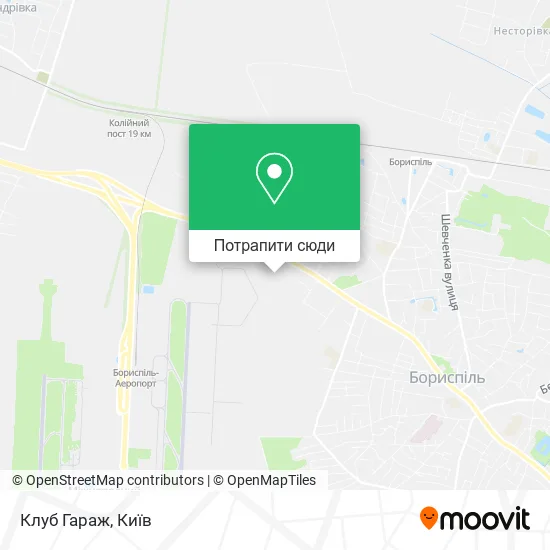 Карта Клуб Гараж