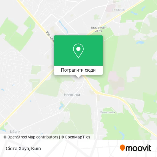 Карта Сіста Хауз