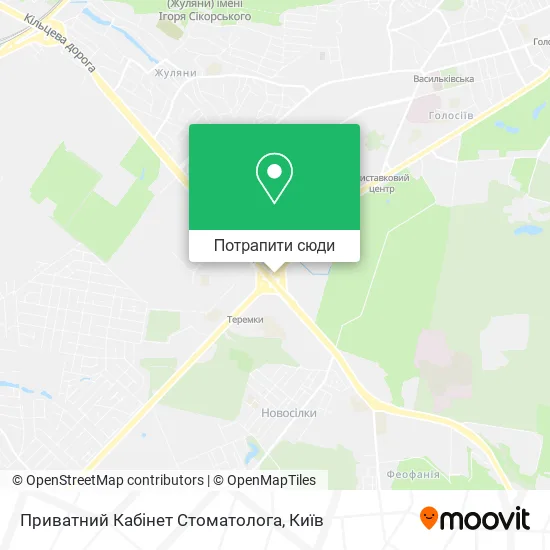 Карта Приватний Кабінет Стоматолога