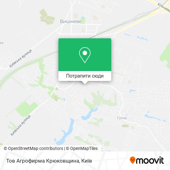 Карта Тов Агрофирма Крюковщина