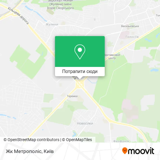 Карта Жк Метрополіс