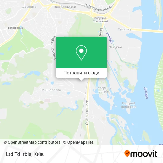 Карта Ltd Td Irbis
