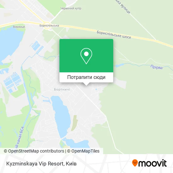Карта Kyzminskaya Vip Resort
