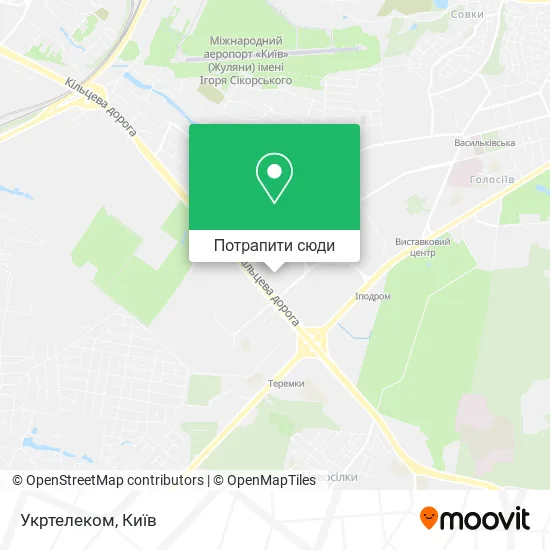 Карта Укртелеком