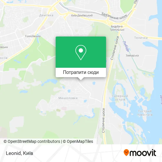 Карта Leonid