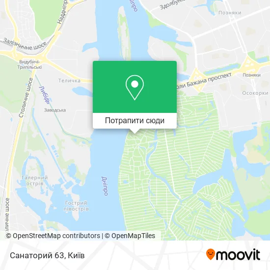Карта Санаторий 63