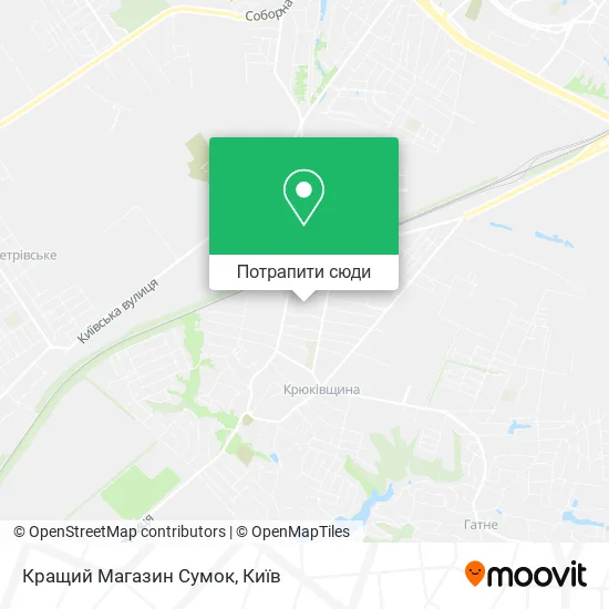 Карта Кращий Магазин Сумок