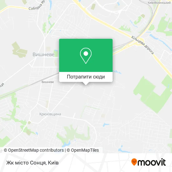 Карта Жк місто Сонця