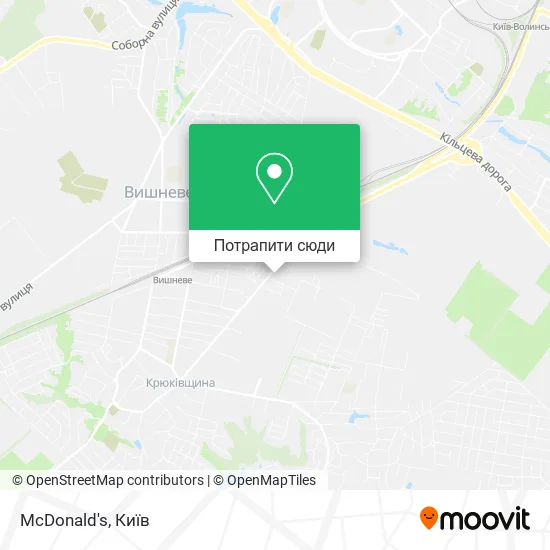 Карта McDonald's