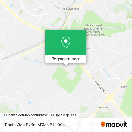 Карта Павільйон Риба -М'Ясо B1