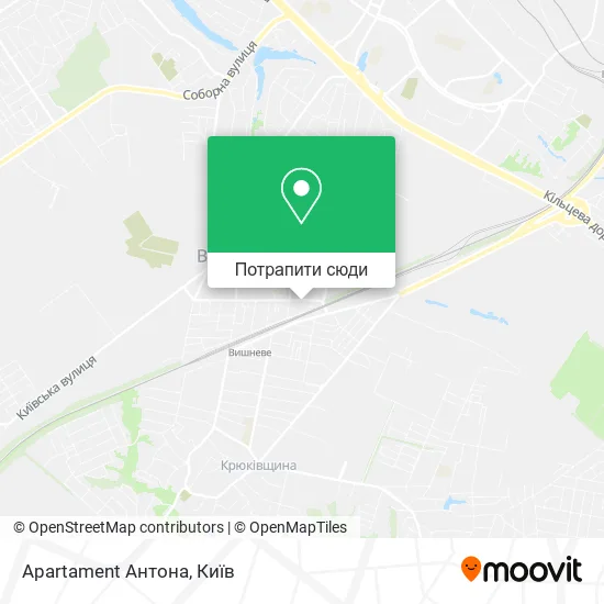 Карта Apartament Антона