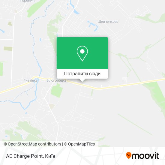 Карта AE Charge Point