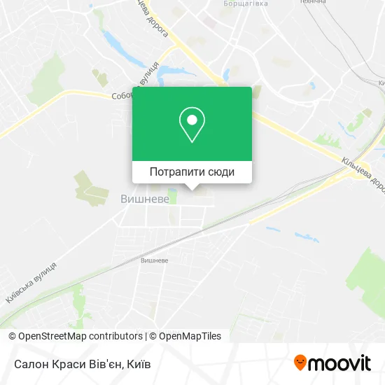 Карта Салон Краси Вів'єн