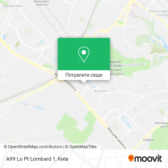 Карта A99 Lo Pt Lombard 1