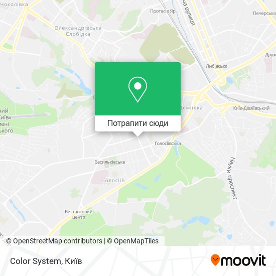 Карта Color System