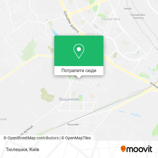 Карта Тюлешки