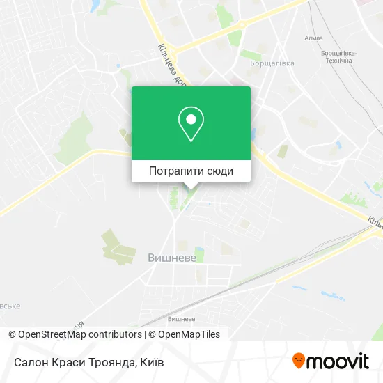 Карта Салон Краси Троянда