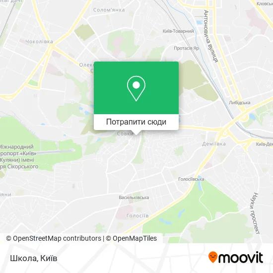 Карта Школа