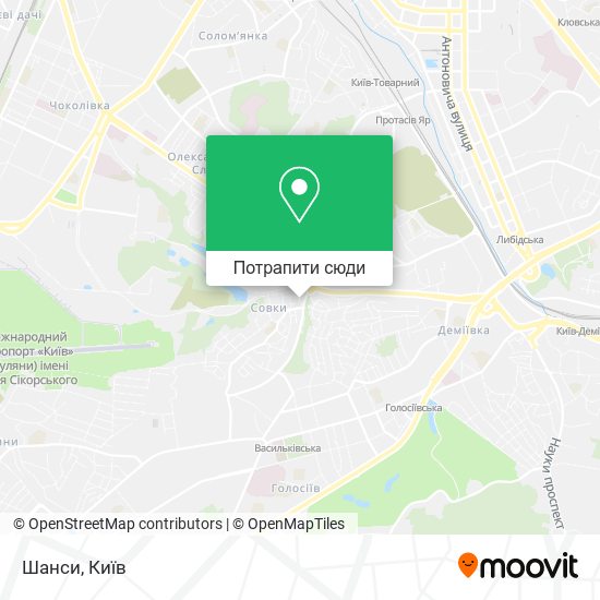 Карта Шанси