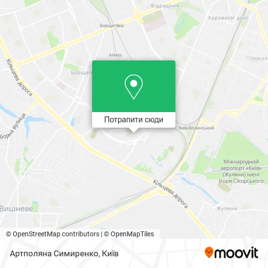 Карта Артполяна Симиренко