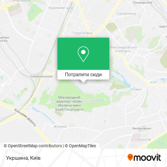 Карта Укршина