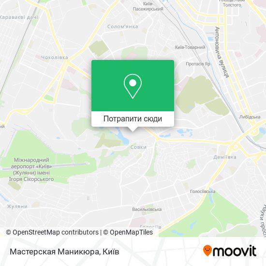 Карта Мастерская Маникюра