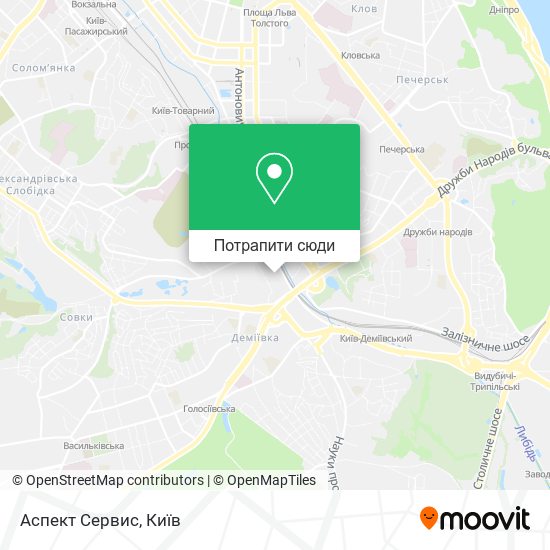 Карта Аспект Сервис