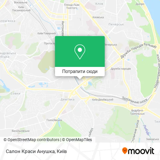 Карта Салон Краси Анушка