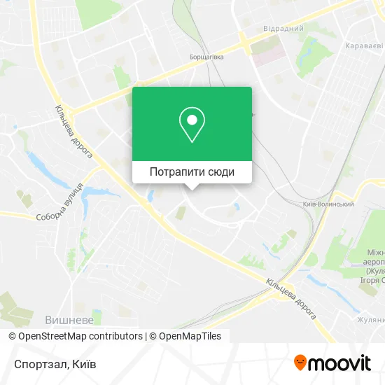 Карта Спортзал