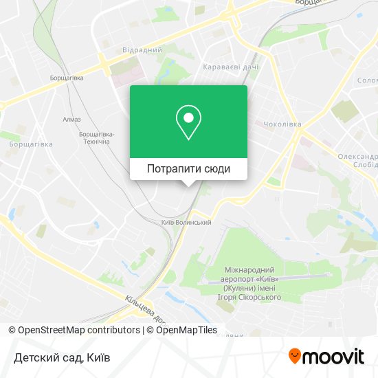 Карта Детский сад
