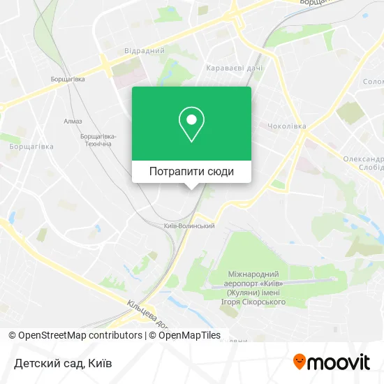 Карта Детский сад