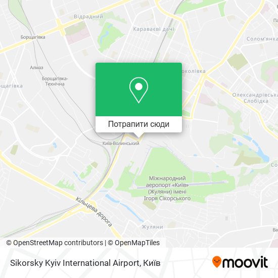 Карта Sikorsky Kyiv International Airport