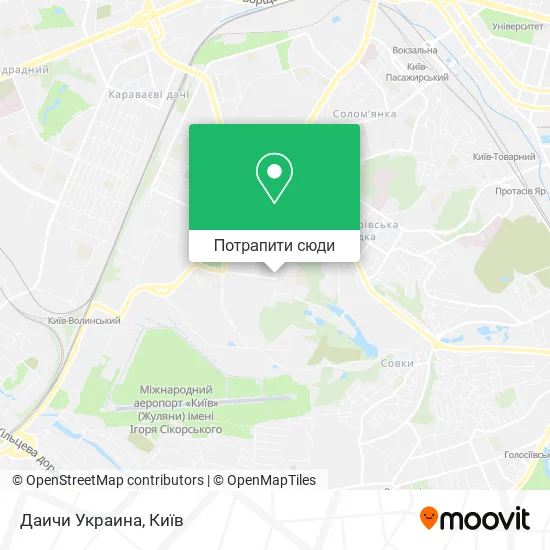 Карта Даичи Украина
