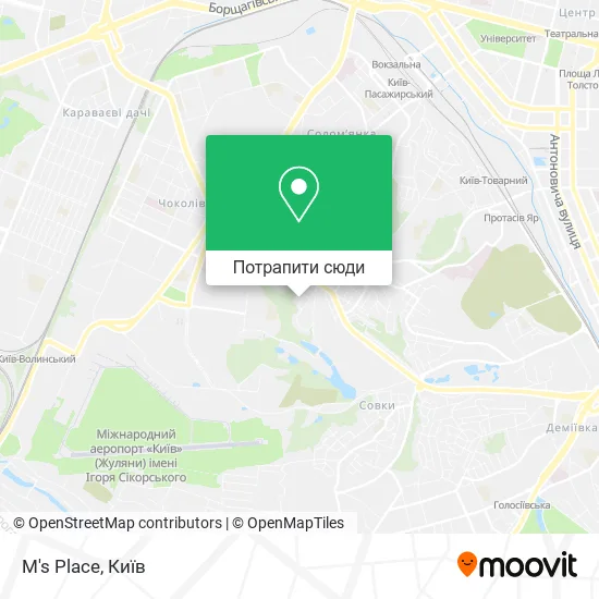 Карта M's Place