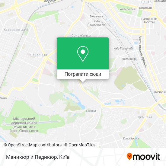 Карта Маникюр и Педикюр