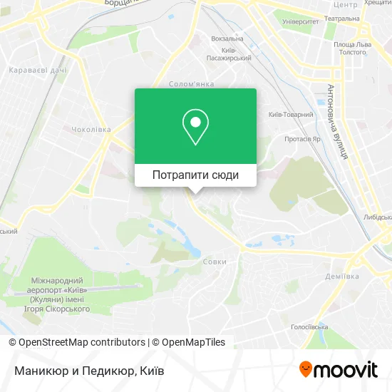 Карта Маникюр и Педикюр
