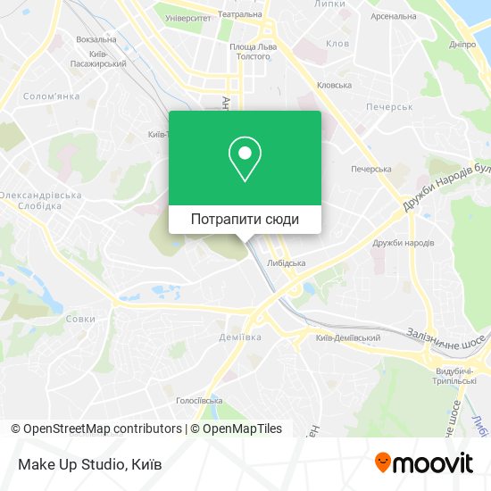 Карта Make Up Studio