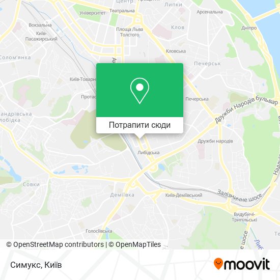 Карта Симукс